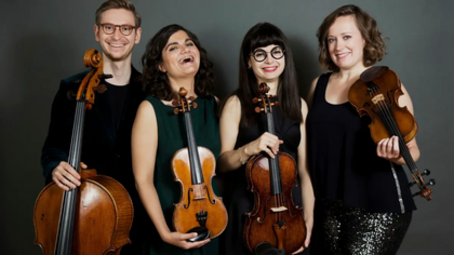 Vergrößerte Ansicht von Kammermusik in den REM: Chaos String Quartet, Konstanze Brenner