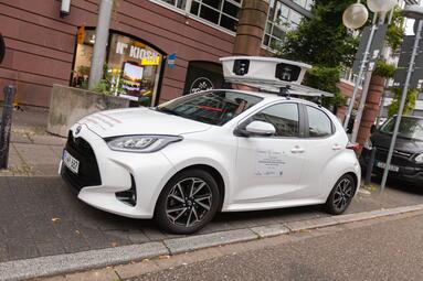 Vergrößerte Ansicht von Scan-Fahrzeug in Mannheim