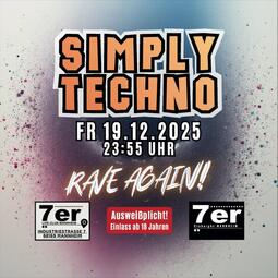 Vergrößerte Ansicht von 7er Clubnight: Simply Techno