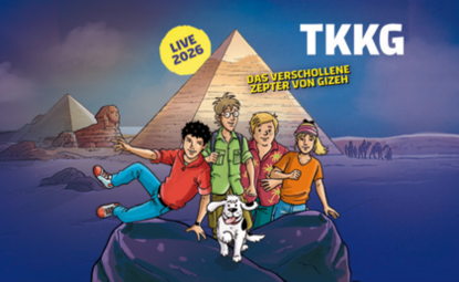 Vergrößerte Ansicht von TKKG - Das verschollene Zepter von Gizeh | Live-Hörspiel