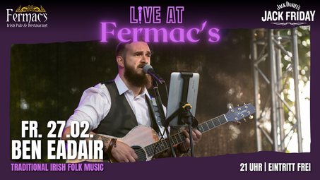 Vergrößerte Ansicht von Live at Fermac's: BEN EADAIR