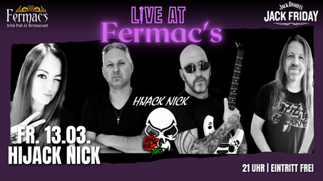 Vergrößerte Ansicht von Live at Fermac's: HIJACK NICK