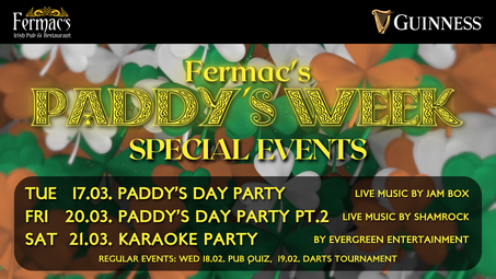 Vergrößerte Ansicht von Paddy's Day Weekend - St. Patrick's Day Party pt.1 mit JAM-BOX Duo Live on Stage