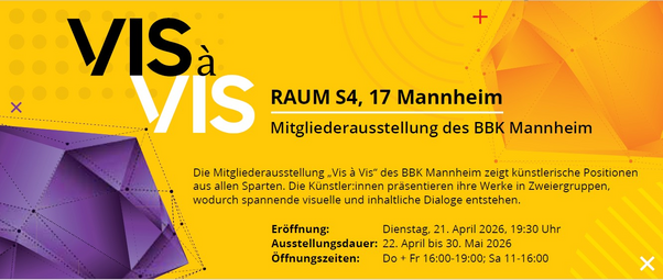 Vergrößerte Ansicht von Vis à Vis BBK Mitglieder Ausstellung