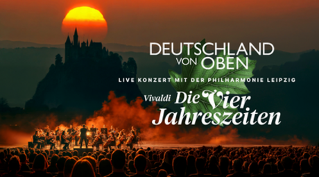 Vergrößerte Ansicht von Deutschland von oben - Vivaldi: Die Vier Jahreszeiten