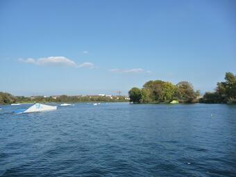 Vergrößerte Ansicht von Rheinauer See