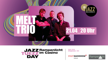 Vergrößerte Ansicht von Tuezzday Konzert: Melt Trio