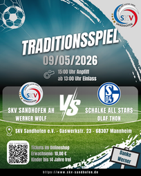 Vergrößerte Ansicht von Traditionsspiel SKV Sandhofen AH ./. Schalke All Stars