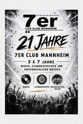 Vergrößerte Ansicht von 3 x 7 = 21 Jahre 7er Club Mannheim