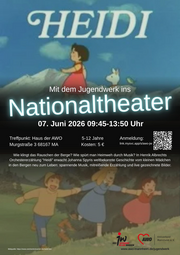 Vergrößerte Ansicht von Jugendwerk der AWO Mannheim: Theatererlebnis mit „Heidi“ im Nationaltheater Mannheim