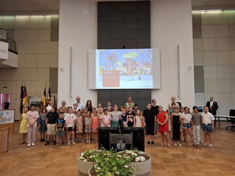 Vergrößerte Ansicht von Gruppenfoto Preisträger 73. Europäischer Wettbewerb