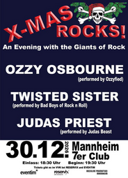 Vergrößerte Ansicht von X-MAS Rocks! 2026 - Ozzy Osbourne &amp; Twisted Sister &amp; Judas Priest