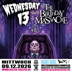 Vergrößerte Ansicht von Wednesday 13 - Cursed Blessings Tour