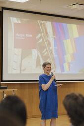 Vergrößerte Ansicht von Regenbogenempfang 2026: Margret Göth, Queer-Beauftragung der Stadt Mannheim