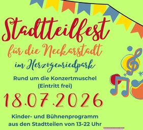 Vergrößerte Ansicht von Stadtteilfest Neckarstadt im Herzogenriedpark