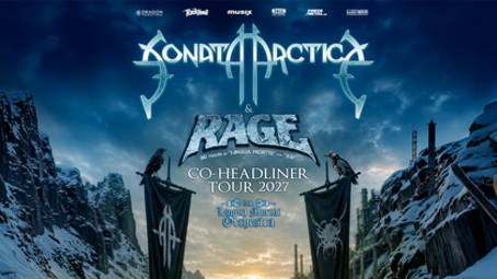 Vergrößerte Ansicht von Sonata Arctica &amp; Rage - Co-Headliner Tour 2027