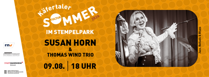 Vergrößerte Ansicht von Käfertaler Kultursommer - Susan Horn und das Thomas Wind Trio