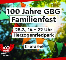 Vergrößerte Ansicht von 100 Jahre GBG Familienfest im Herzogenriedpark