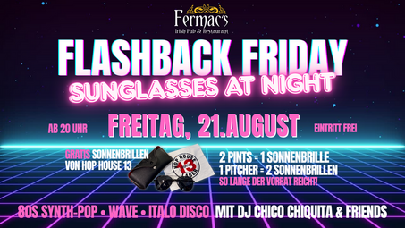 Vergrößerte Ansicht von Fermac's Flashback Friday: SUNGLASSES AT NIGHT - 80s Synthpop, Wave, Italodisco + Sonnenbrillen!