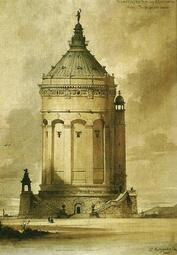 Vergrößerte Ansicht von Wasserturm von Mannheim