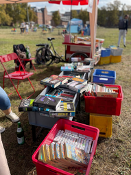 Vergrößerte Ansicht von Buchflohmarkt auf dem Turley-Fest