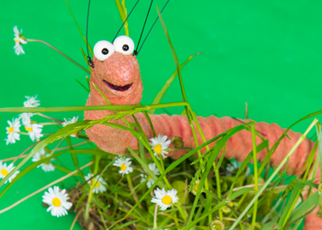 Vergrößerte Ansicht von Figurentheater Dornerei: Superwurm