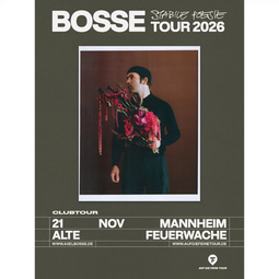 Vergrößerte Ansicht von BOSSE - Stabile Poesie Clubtour