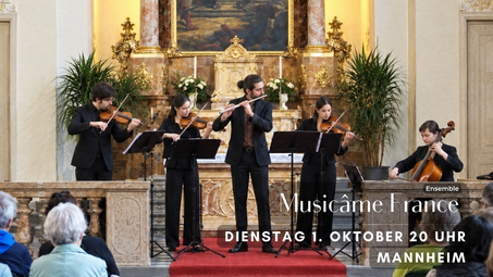 Vergrößerte Ansicht von Ensemble Musicâme France: Ravel, Debussy, Mozart, Vivaldi, Bach, Piazzolla, Cantemir, Doppler, Waxman