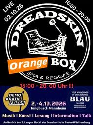 Vergrößerte Ansicht von DREADSKIN ORANGE BOX Reggae &amp; Ska