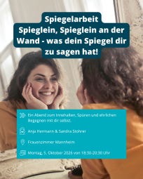 Vergrößerte Ansicht von Spiegelarbeit - Spieglein, Spieglein an der Wand - was dein Spiegel dir zu sagen hat!