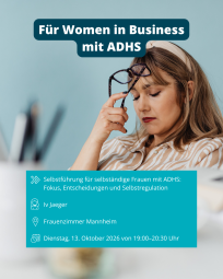 Vergrößerte Ansicht von Für Women in Business mit ADHS