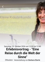 Vergrößerte Ansicht von Erlebnisvortrag - Eine Reise durch die Welt der Sinne