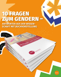 Vergrößerte Ansicht von 10 Fragen zum Gendern – Antworten aus der Wissenschaft mit Buchvorstellung