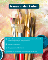 Vergrößerte Ansicht von Frauen malen Farben