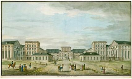 Vergrößerte Ansicht von Mannheimer Schloss, um 1800