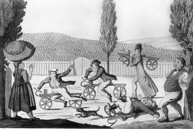 Vergrößerte Ansicht von Karikatur aus dem Jahr 1820