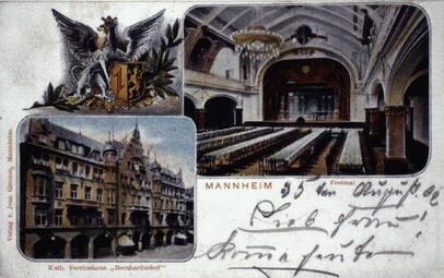 Vergrößerte Ansicht von Katholisches Vereinshaus Bernhardushof von außen und innen, 1902