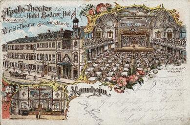 Vergrößerte Ansicht von Postkarte aus dem Jahr 1900