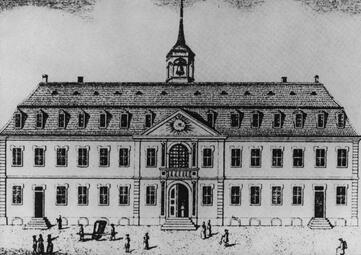 Vergrößerte Ansicht von Das 1730-1735 gebaute Karl-Borromäus-Spital 