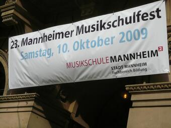 Enlarged view of Banner Musikschulfest