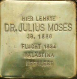 Vergrößerte Ansicht von Dr. Julius Moses