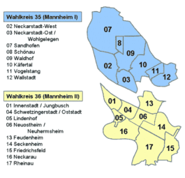 Vergrößerte Ansicht von Wahlkreiseinteilung