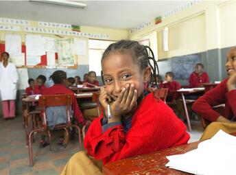 Vergrößerte Ansicht von Schülerin