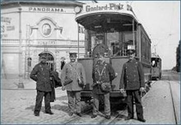 Vergrößerte Ansicht von 1901 - Die erste Linie der elektrischen Straßenbahn geht in Betrieb