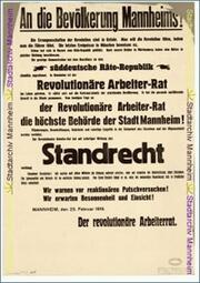 Vergrößerte Ansicht von 1919 - Plakat zur Räterepublik