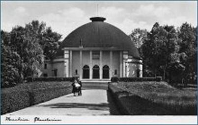 Vergrößerte Ansicht von 1927 -Im Luisenpark wird das erste kommunale Planetarium Deutschlands eingeweiht