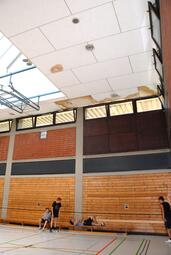 Vergrößerte Ansicht von Herbert -Lucy-Halle Innenansicht vor der Sanierung