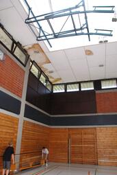 Vergrößerte Ansicht von Herbert -Lucy-Halle Innenansicht vor der Sanierung