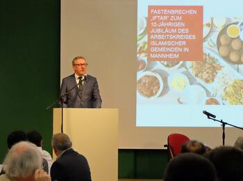 Die Stadt Mannheim lud zum Fastenbrechen ein 