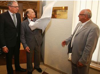 Umbenennung des Gemeindesaales in Samuel Adler Saal